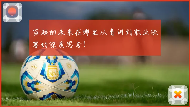 苏超的未来在哪里从青训到职业联赛的深度思考！